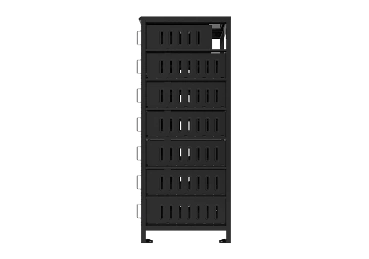 High Voltage Rack Storage Battery Cluster 96S(1+6)